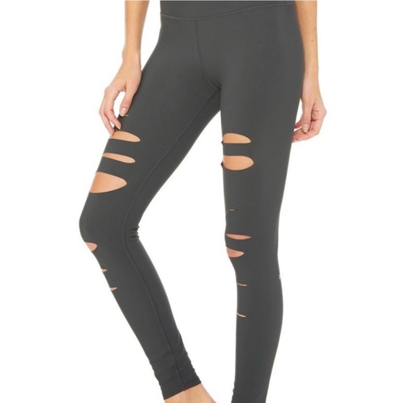 Alo Yoga Ripped Warrior Legging Size XS - Picture 2 of 6